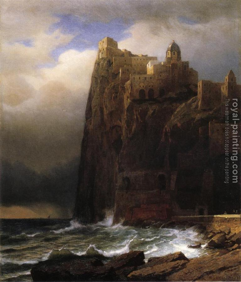 William Stanley Haseltine : Coastal Cliffs aka Ischia